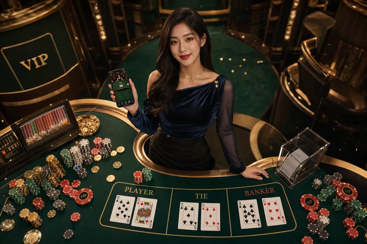 crown999 live casino meja baccarat